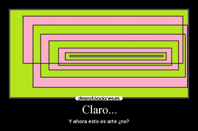 Claro... -