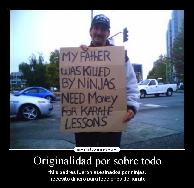 Originalidad por sobre todo -