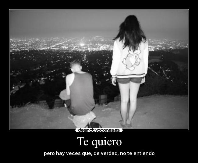 Te quiero -