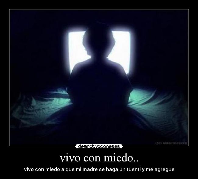 vivo con miedo.. -