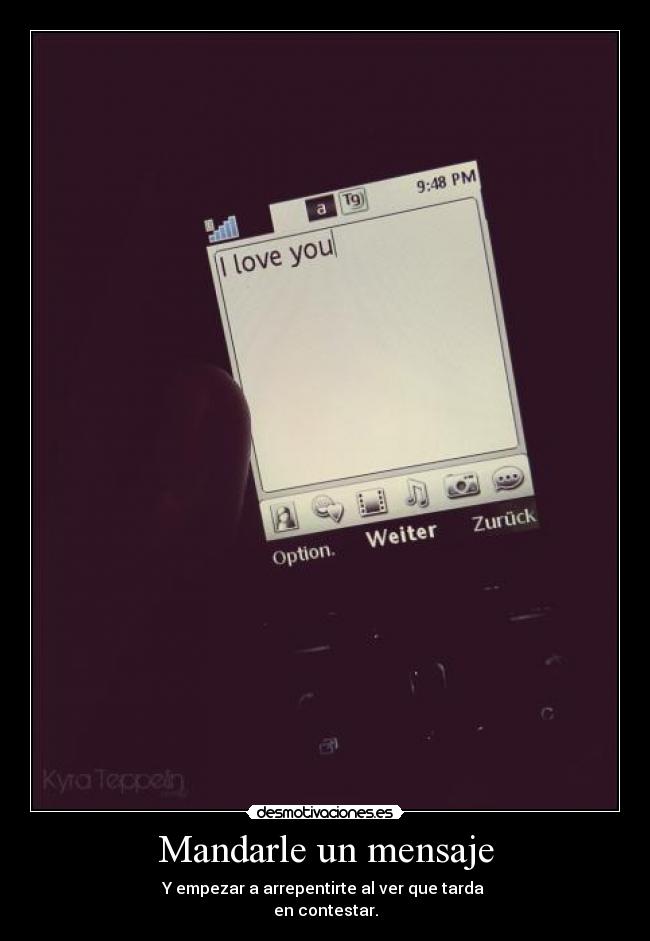 Mandarle un mensaje -