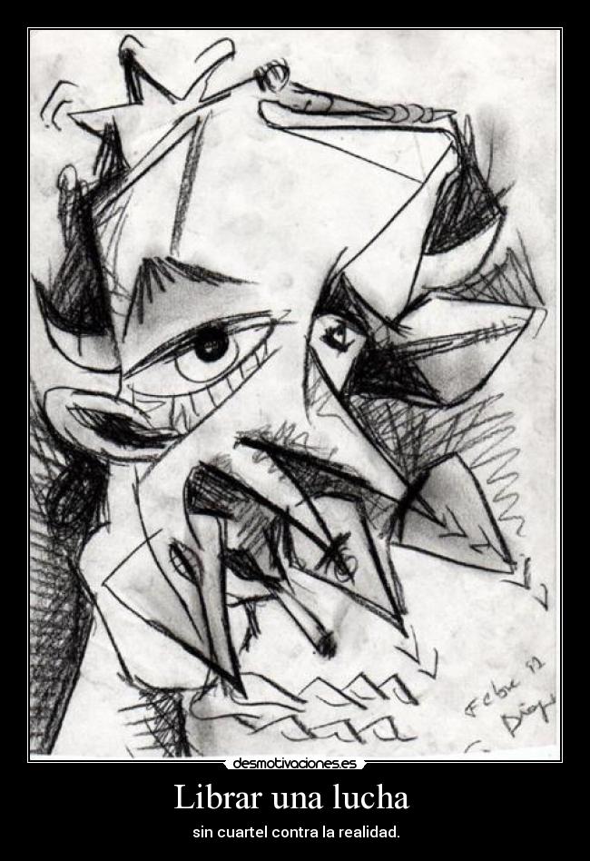 carteles lucha sin cuartal realidad korcho desmotivaciones