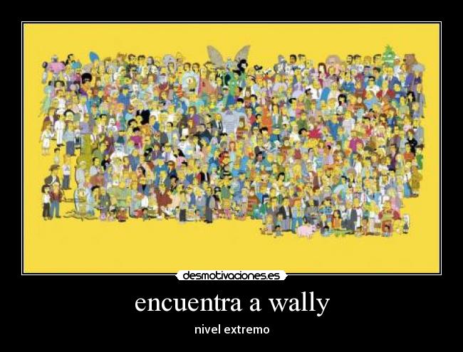 encuentra a wally - nivel extremo