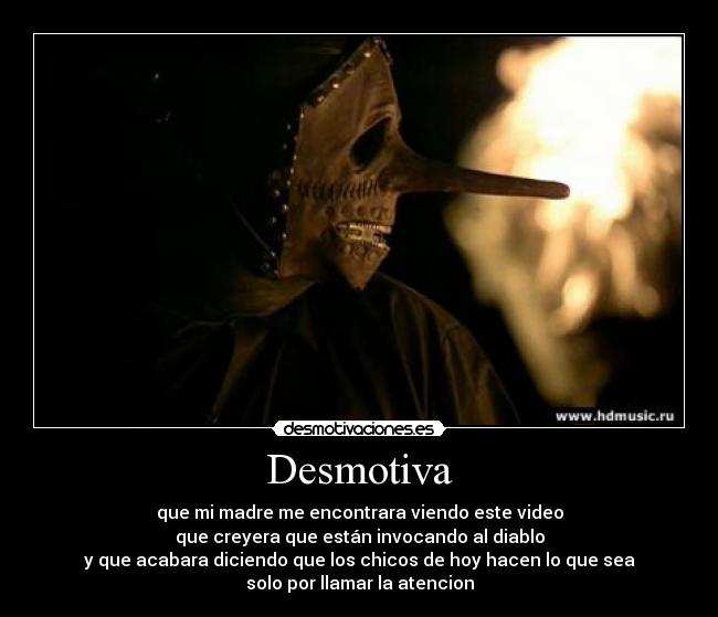 carteles slipknot psychosocial desmotivaciones