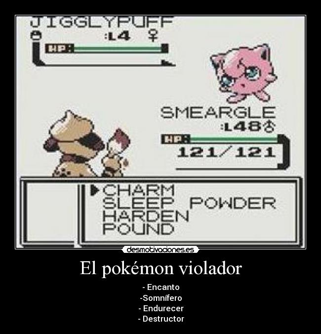 El pokémon violador -
