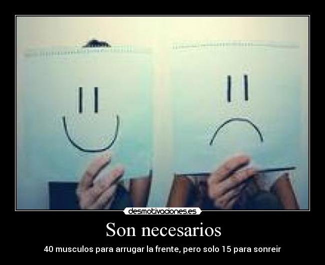 Son necesarios - 