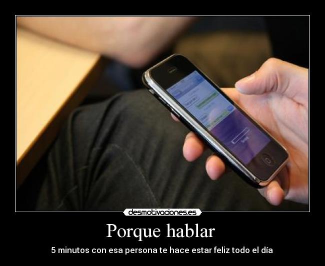 Porque hablar  - 
