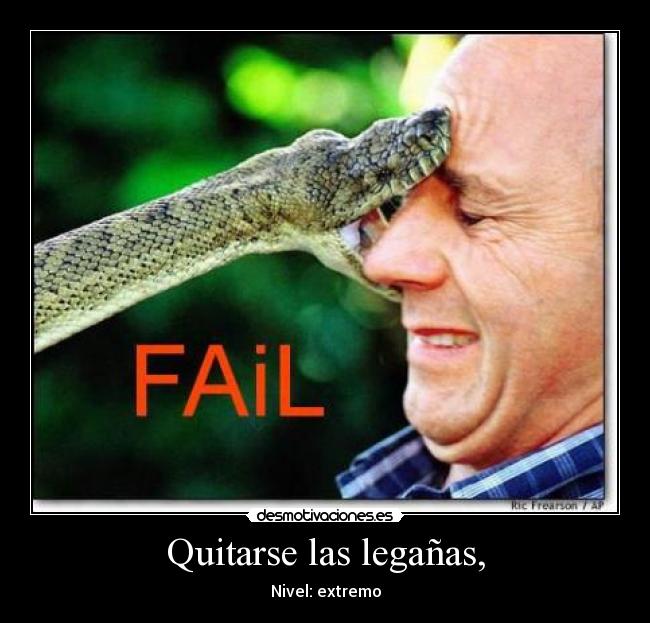 Quitarse las legañas, -
