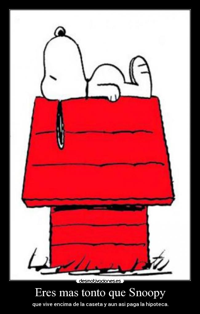 Eres mas tonto que Snoopy - 