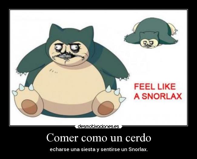 carteles snorlax desmotivaciones