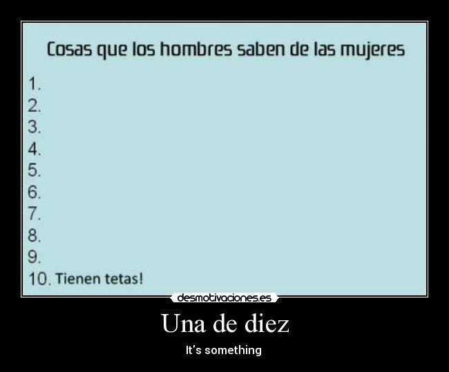 Una de diez - 