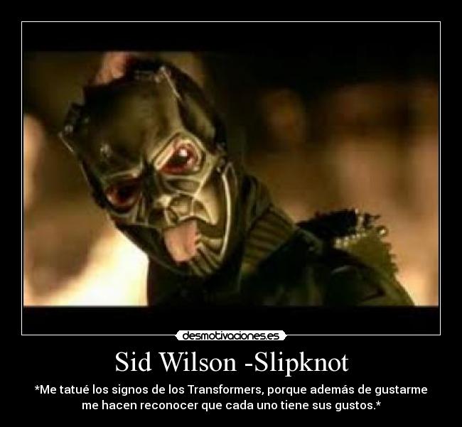 Sid Wilson -Slipknot - 