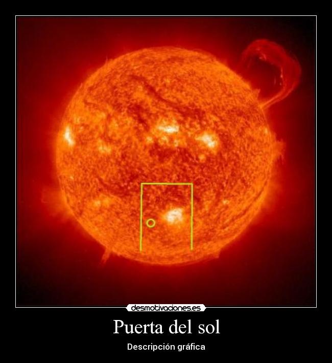 Puerta del sol - Descripción gráfica