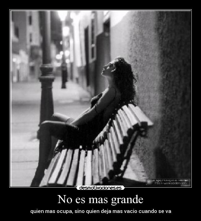 No es mas grande - 