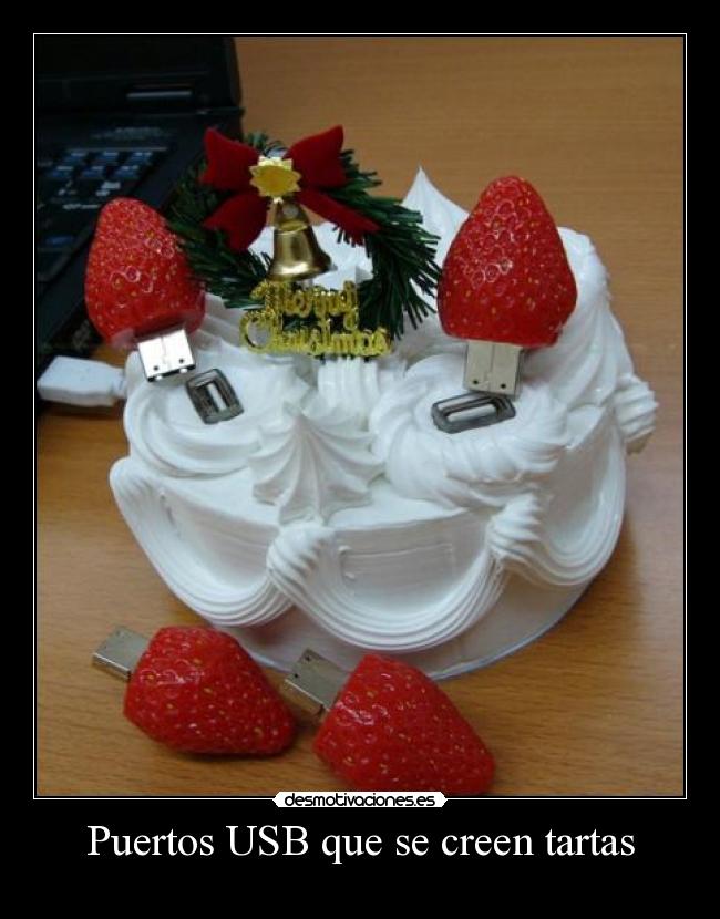 Puertos USB que se creen tartas - 