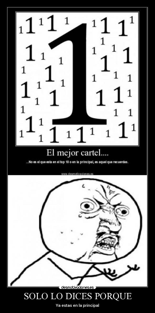 SOLO LO DICES PORQUE - 