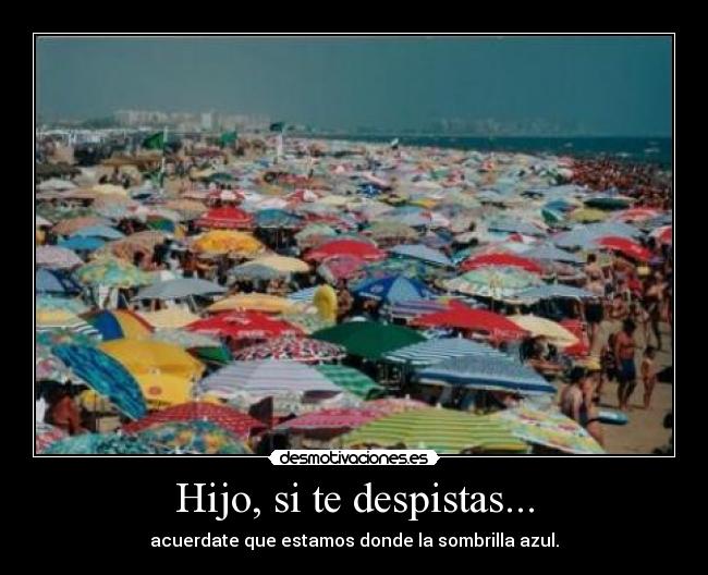 carteles dilema las sombrillas desmotivaciones