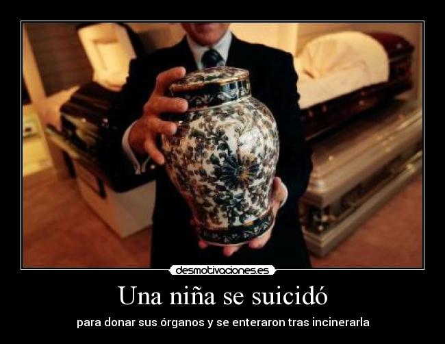 Una niña se suicidó -