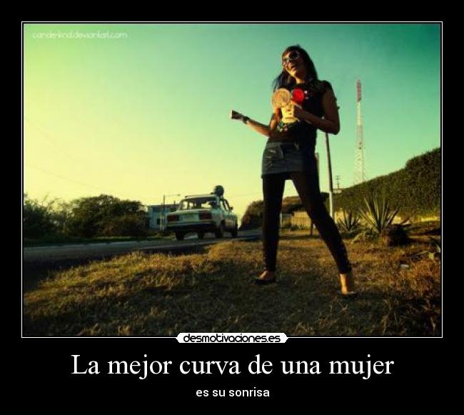 La mejor curva de una mujer -