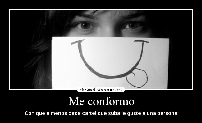 Me conformo - 