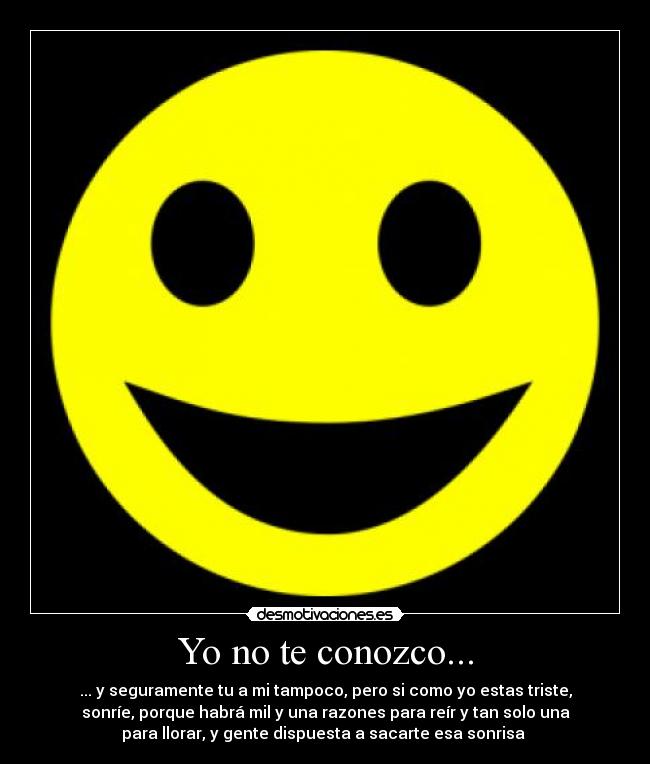 carteles sonrie aunque estes triste desmotivaciones
