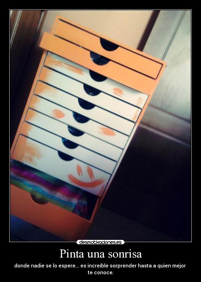 Pinta una sonrisa -