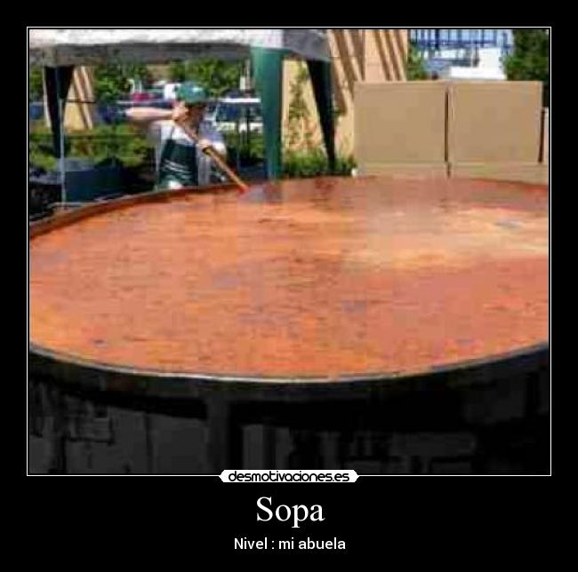 Sopa - Nivel : mi abuela