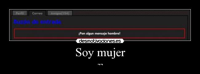 Soy mujer -