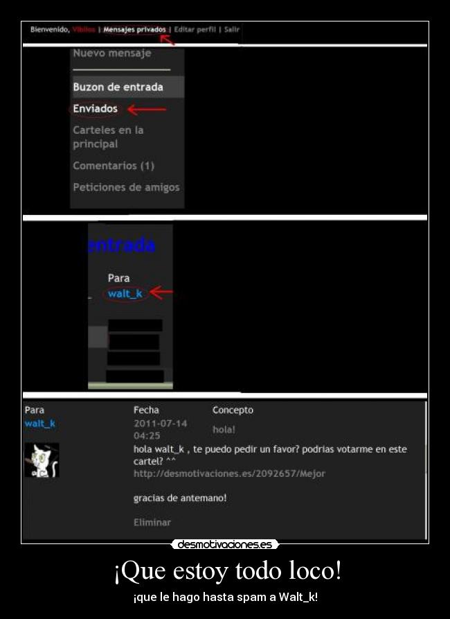 carteles loco spam desmotivaciones