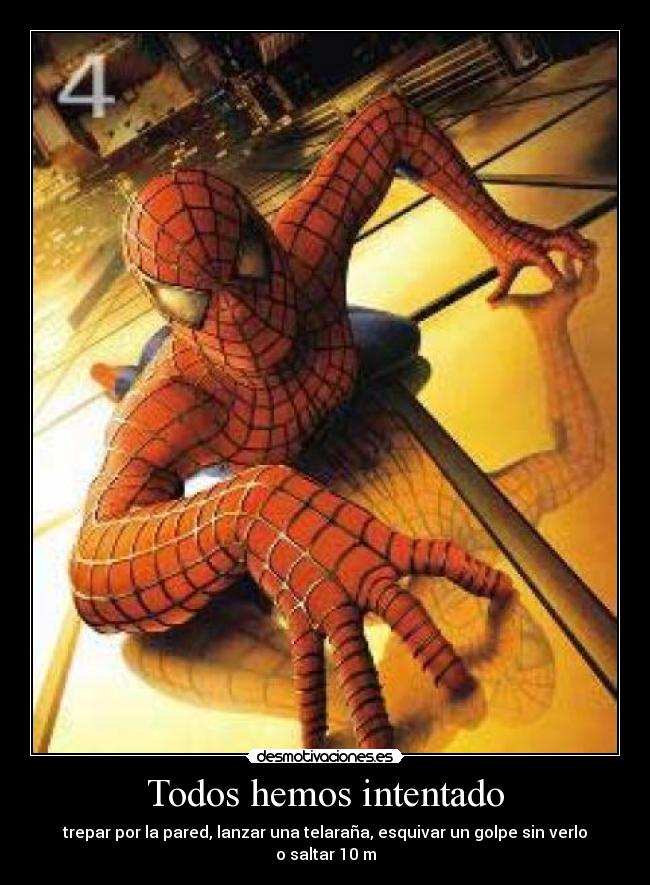 carteles spiderman desmotivaciones