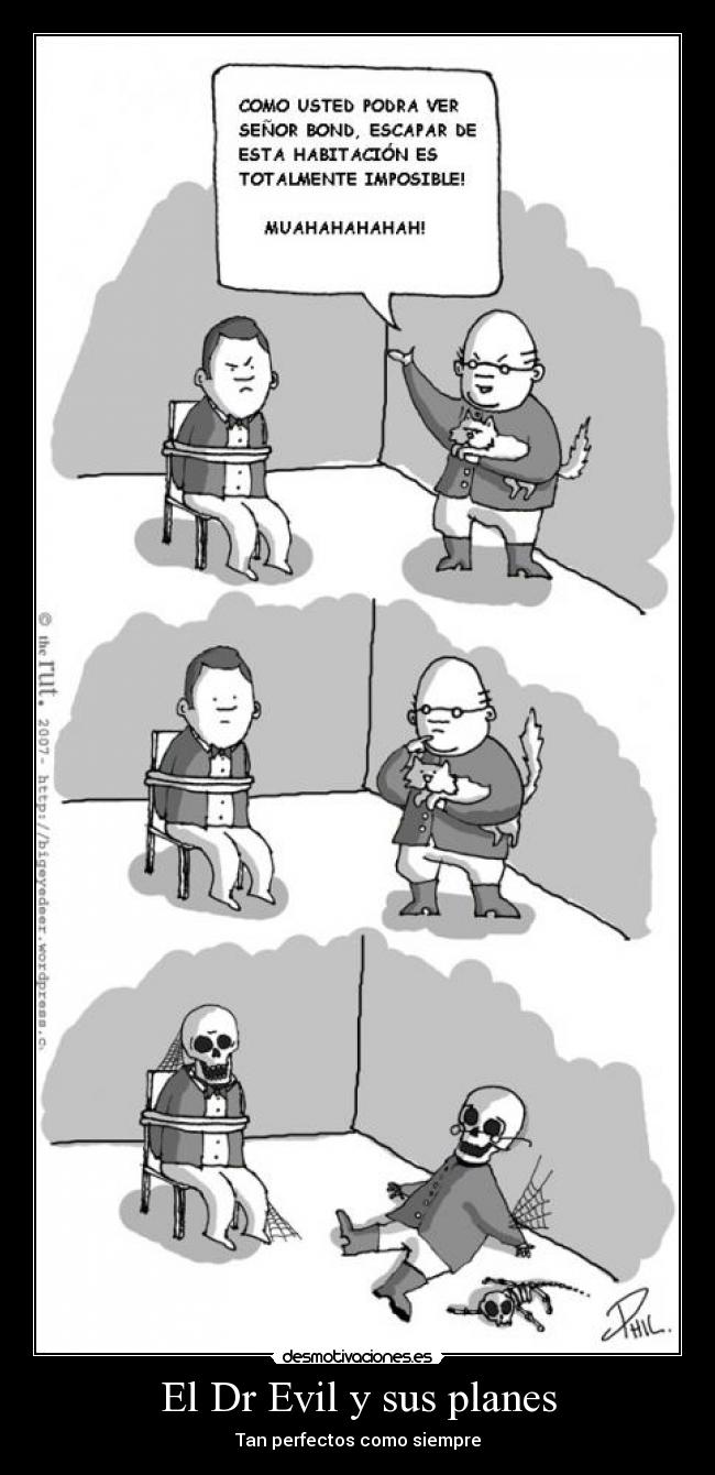 El Dr Evil y sus planes -