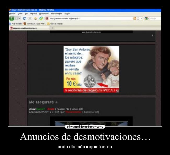 Anuncios de desmotivaciones… - cada día más inquietantes