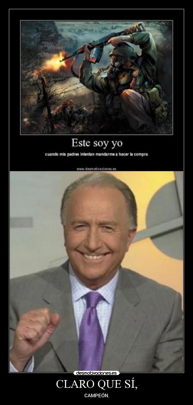 CLARO QUE SÍ, - CAMPEÓN.