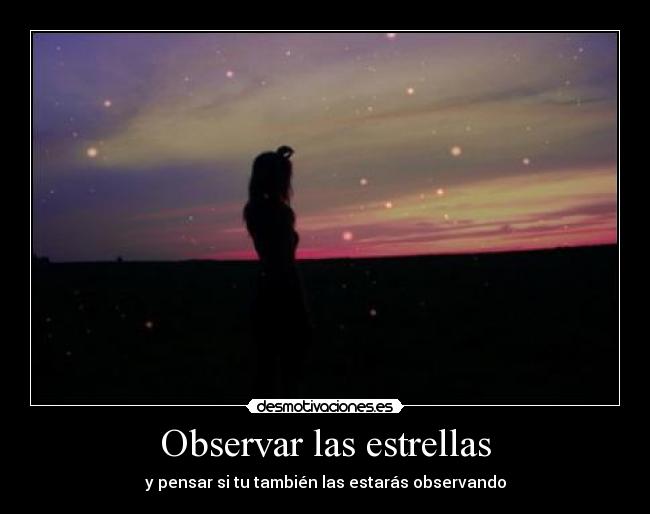 Observar las estrellas -