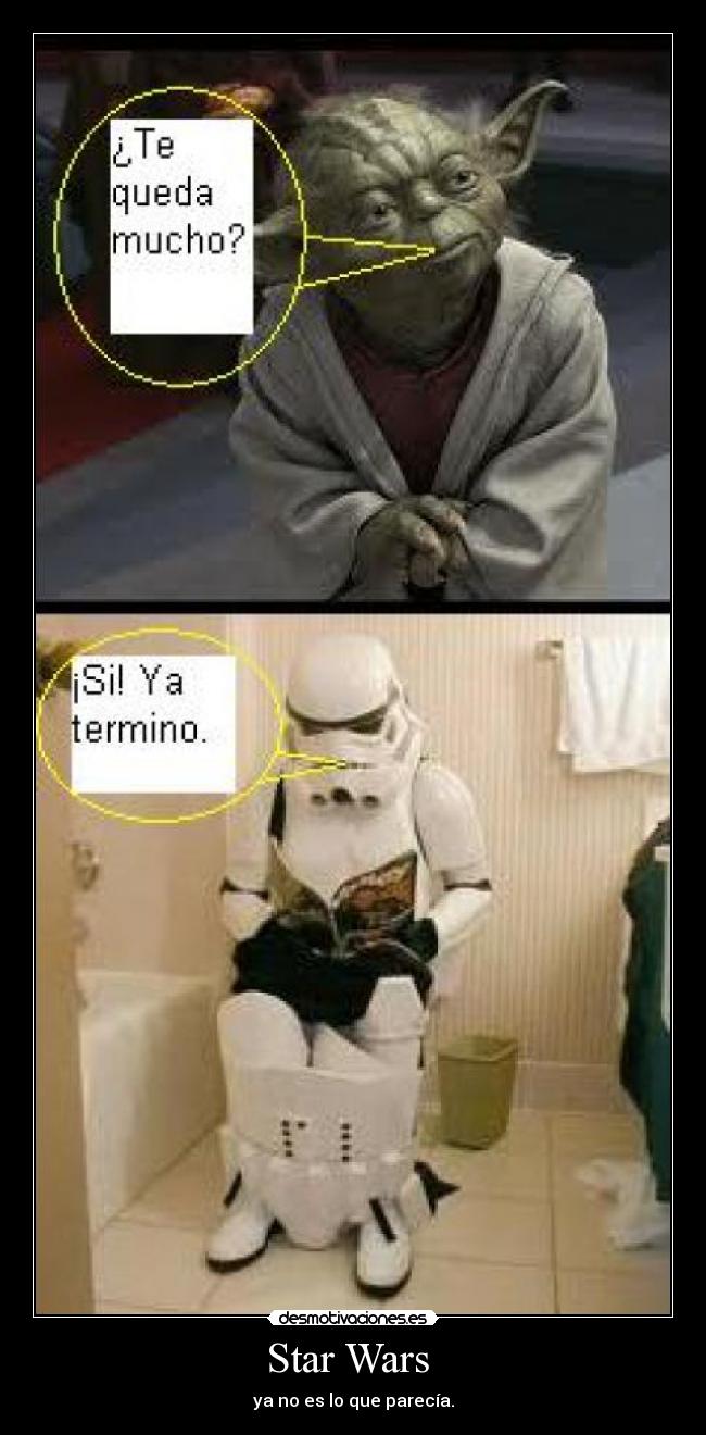 Star Wars  - ya no es lo que parecía.