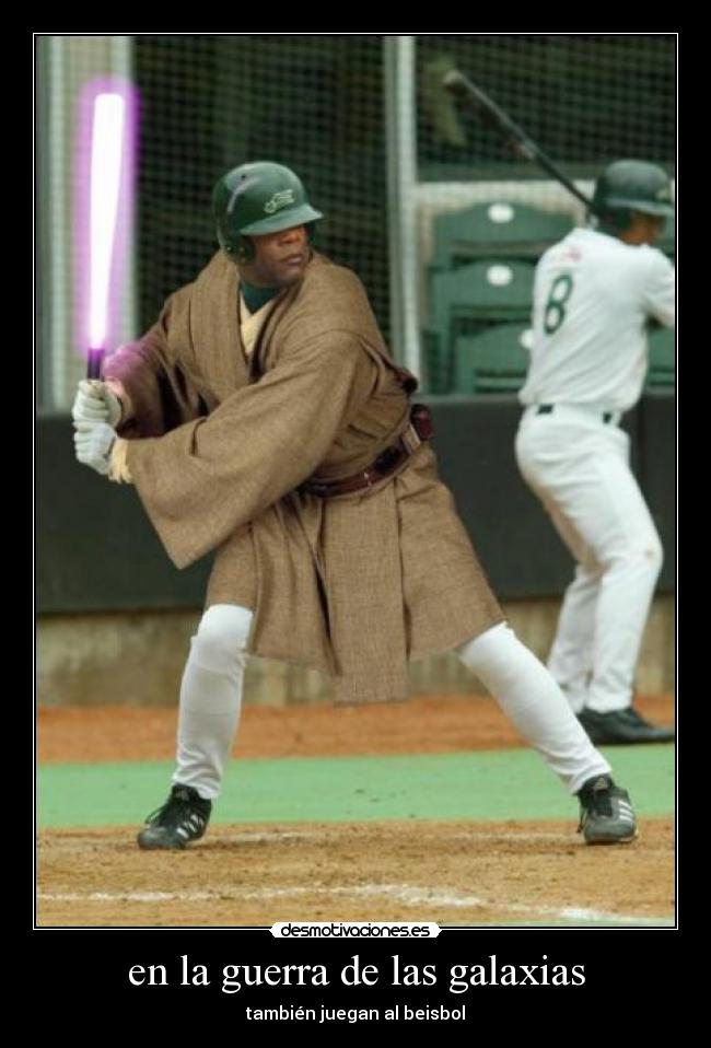 en la guerra de las galaxias - también juegan al beisbol