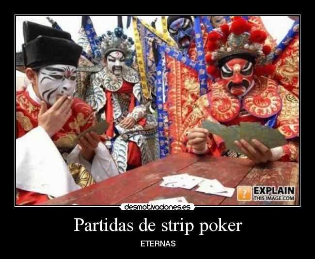 Partidas de strip poker -