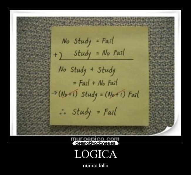 LOGICA - nunca falla