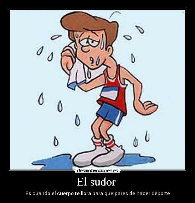 El sudor  - 