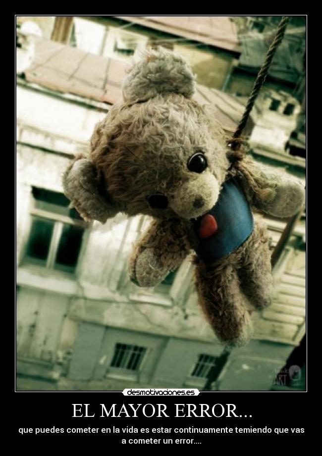 carteles error desmotivaciones