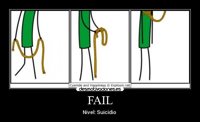 FAIL - Nivel: Suicidio 