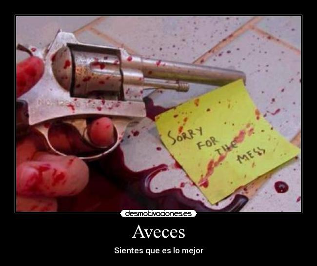 Aveces - Sientes que es lo mejor