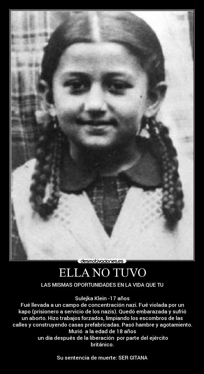 carteles gitanos gitana gitano holocausto nazis ninos asesinato asesinos alemania desmotivaciones