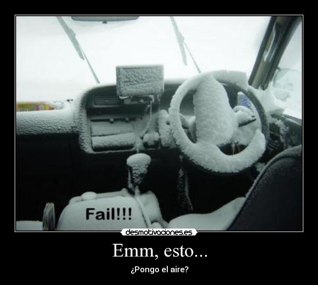 Emm, esto... - ¿Pongo el aire?