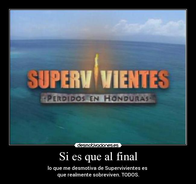 Si es que al final - 