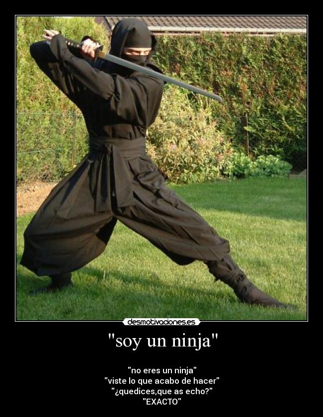 soy un ninja -