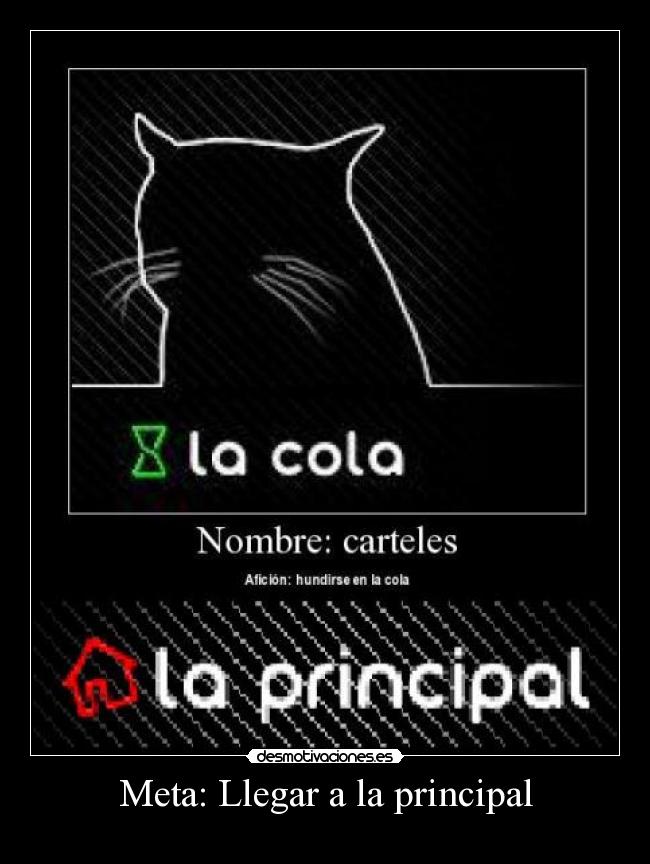 Meta: Llegar a la principal -