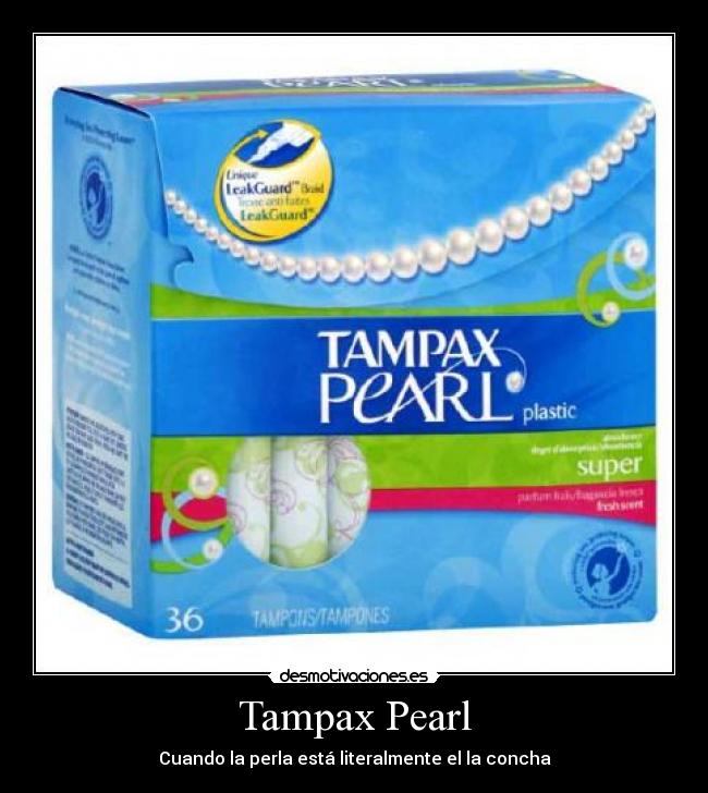 Tampax Pearl - Cuando la perla está literalmente el la concha