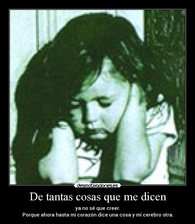 De tantas cosas que me dicen - 