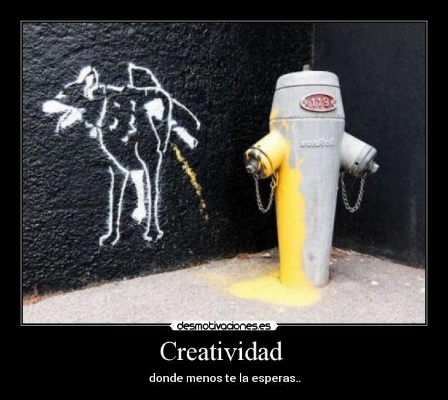 Creatividad  - donde menos te la esperas..
